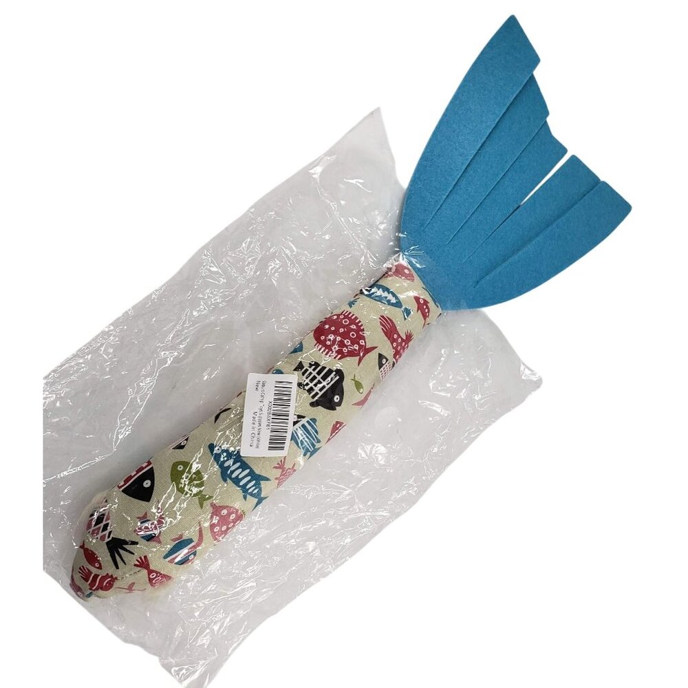 DogLemi Catnip Cat Toy Fish Pattern 17.5" Crinkle Noises